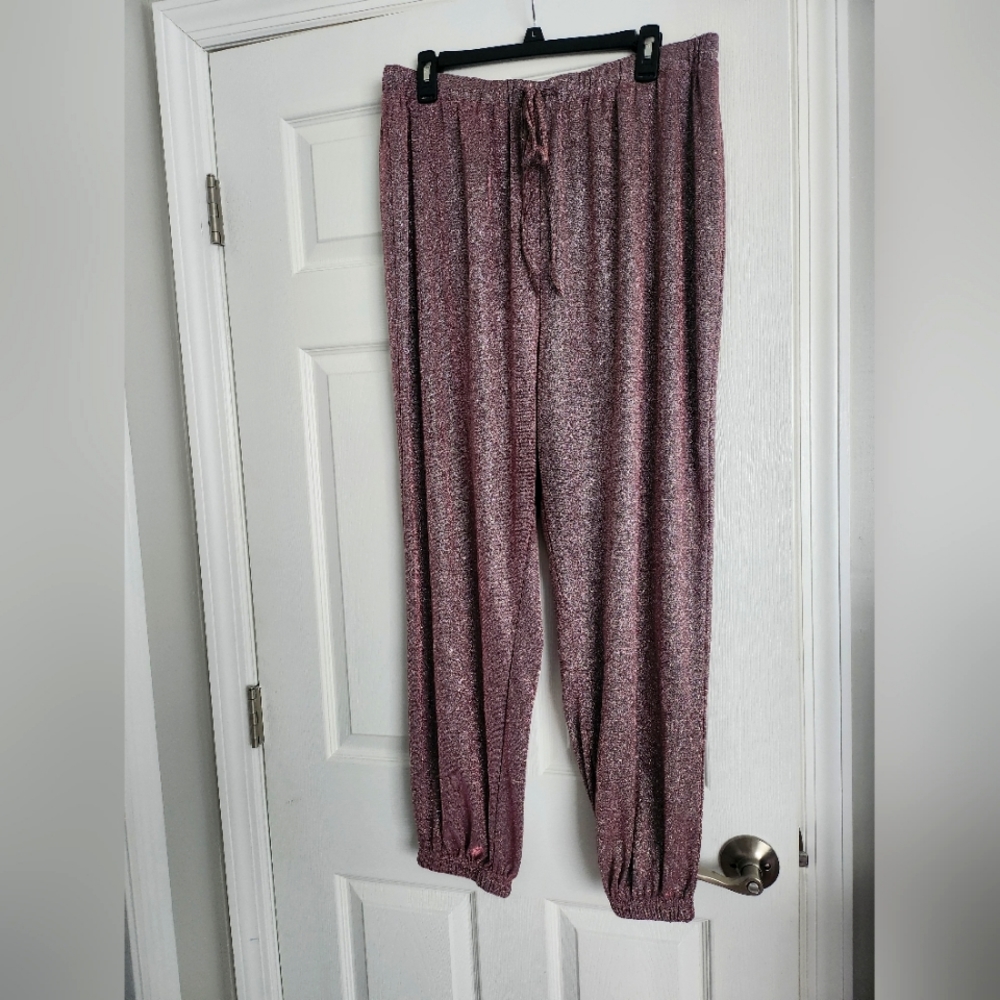 Shein SXY Purple/Shine Glitter Pants